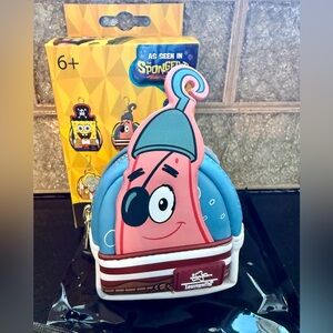 Loungefly SpongeBob Squarepants Mini-Backpack Bag Charm - Confirmed Patrick